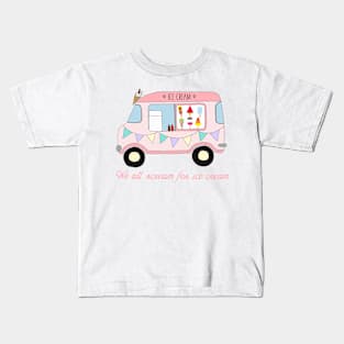 We all scream for ice cream! Kids T-Shirt